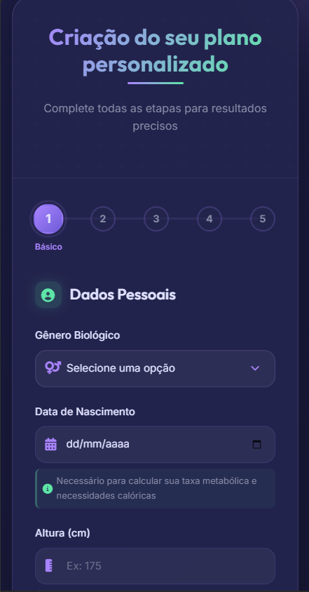 Dados pessoais